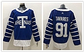 Toronto Maple Leafs 91 John Tavares Blue 1918 Arenas Throwback Adidas Stitched Jersey,baseball caps,new era cap wholesale,wholesale hats